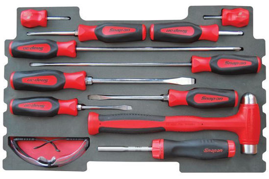 MOD.484SR43F 12pc Screwdriver & Hammer Set for KMC All Weather Top Chest