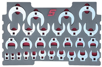 Picture of MOD.809SR43F 28pc 3/8" Crowfoot Wrench Set for KMC All Weather Top Chest