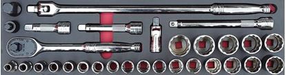 Picture of MOD.713SH45S - 1/2” General Service Set; 30Pc - Metric