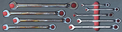 Picture of MOD.748SH45S 9pc Flank Drive Plus Ratcheting Combination Spanner Set