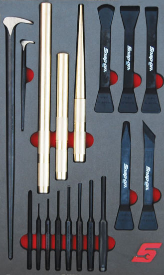 Snap-on - MOD.318SH42D - Punches, Chisels and Prybar Set; 18Pc