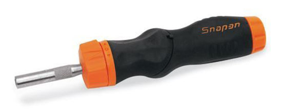 Snap-on - SGDMRCE44O - Ratcheting Five-Position Soft Grip Screwdriver (Orange)