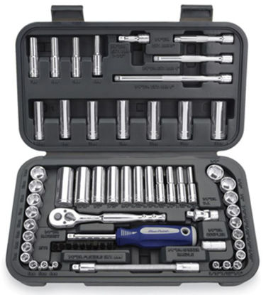 Snap-on Blue - BLPGSS1462 - 1/4" General Service Set in  Moulded Case; 62Pc - Metric and Imperial