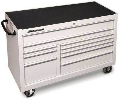 Picture of KRA2422PU Classic Series X-Wide Roll Cab Double Bank 10 Drawers White