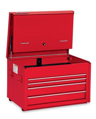 Picture of KRA6210FPBO - 36" Four-Drawer Heavy-Duty Road Chest with Side Handles - Red