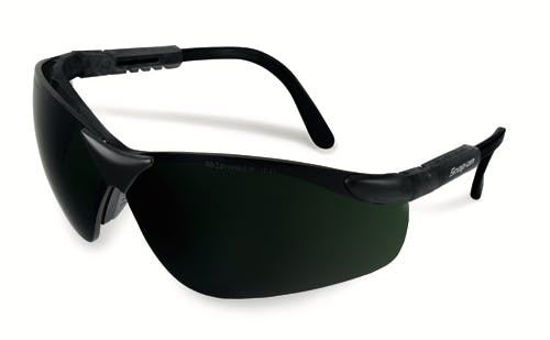 Picture of GLASS20BKWA - Safety Glasses (Black Frame/ Dark Green Lens)