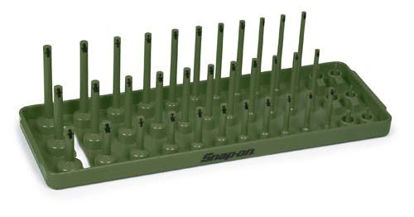 Picture of KA143METCG - 1/4" Metric Post 3-Row Socket Tray - Combat Green