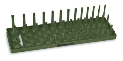 Picture of KA383METCG - 3/8" Metric Post 3-Row Socket Tray (Combat Green)