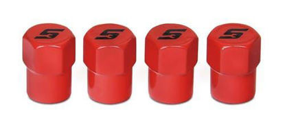 Picture of KAVC4PBO - - Valve Caps 4Pc - Red