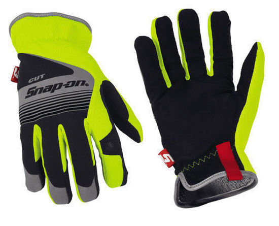 Snap-on - GLOVE506L - Snap-on® Cut-Resistant Gloves - Hi-Viz - Large