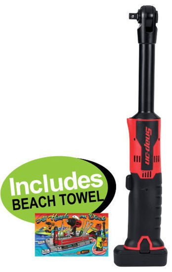 Picture of XXDEC132 3/8" Drv 14.4V  Long Neck Ratchet (Tool+  2.5Ah  Battery) Includes BEACH TOWEL
