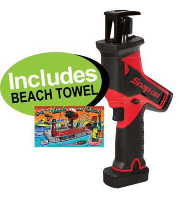 Picture of XXDEC141 14.4V Recip Saw Tool + 2.5Ah Battery Includes BEACH TOWEL