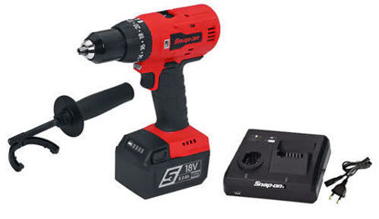 Snap-on - CDR9050U1-WO - 18V 1/2" Drive MonsterLithium Brushless Cordless Hammer Drill Kit with 1 x Battery (Red)