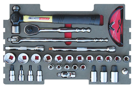 Snap-on Blue - MOD.261SR43F - 1/2" Sockets and Accessories, Hammer; 32Pc (suitable for KMC Tool Chest Only)