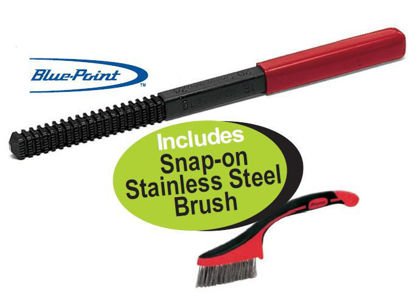 Snap-on Blue XXAPR223 Thread Restorer File Metric Includes Snap-on Stainless Steel Brush