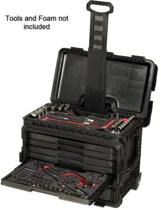 Snap-on - KMOC1842RBK - 6 Drawer All-Weather Open Top Mobile Tool Chest (Black)