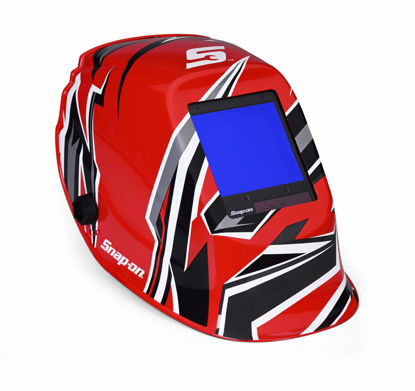 Snap-on - YA4618 - Auto-Darkening Welding Helmet with Grind Feature and Wide-View Lens (Electric Red)