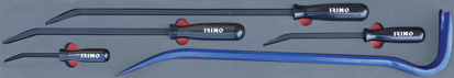 Irimo - MOD.227BH19W - Prybars and Wrecking Bar Set; 5Pc