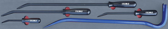 Irimo - MOD.227BH19W - Prybars and Wrecking Bar Set; 5Pc