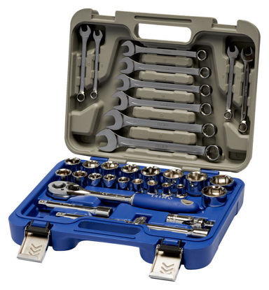 Irimo - IR129-33W-4 - 1/2" Sockets,  Accessories and Spanners Set; 33Pc - Metric