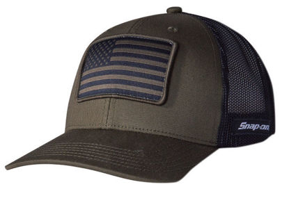 Snap-on Clothing - SNP2254-O - Olive Flag Cap