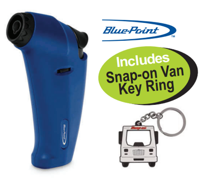 Snap-on Blue XXJUN261 Turbo Butane Torch Includes Snap-on Van Key Ring