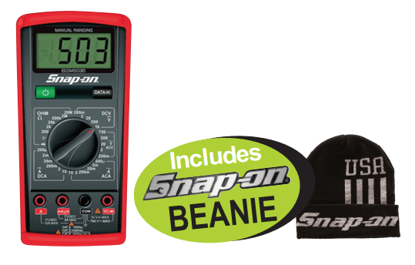 Snap-on EEDM503D Manual Ranging Multimeter with Beanie