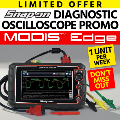 Experience lightning-fast diagnostics with the Snap-on Modis Edge - your ultimate tool for precision, power, and performance.