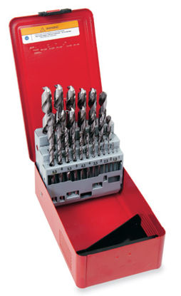 Picture of DBM125C - Jobber Length Metric Size 118° Point Drill Bit Set; 25Pc