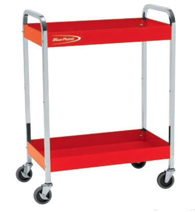 Picture of KRBC2TC - Roll Cart, 2 Trays, Red