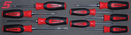 Snap-on - MOD.341SH45S - Soft Grip Standard Torx Screwdriver Set T8-T45; 9Pc