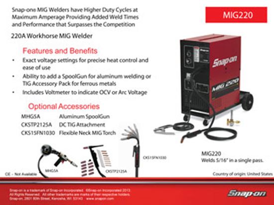MIG Welder Additional Information