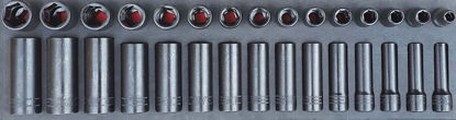 Snap-on - MOD.750SH45S - 1/2” Shallow & Deep Impact Socket Set  10-24mm; 30Pc