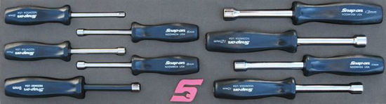 Snap-on - MOD.460SH45S - Nut Driver Set 5-13mm; 9Pc - Metric