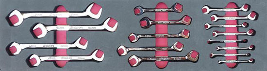 Snap-on - MOD.739SH45S - 4-Way Angle Head Spanner Set; 17Pc (Metric)