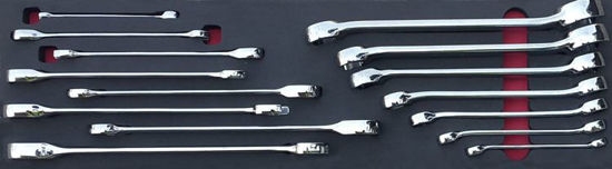 Snap-on - MOD.790SH45S - Ratcheting & Pipe Spanner Set; 14Pc - Imperial