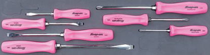 Picture of MOD.843SH45S-P  - Hard Handle Screwdriver Set; 7Pc - Pink