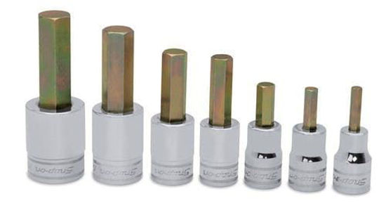 Snap-on - 307ESAMY - 1/2" Drive Metric Hex Bit Standard Socket Driver Set 6-19mm; 7Pc