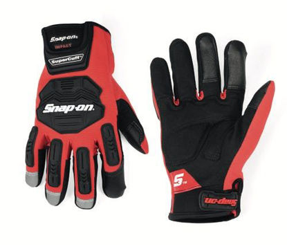 GLOVE501RLC  Glove Impact Red Large