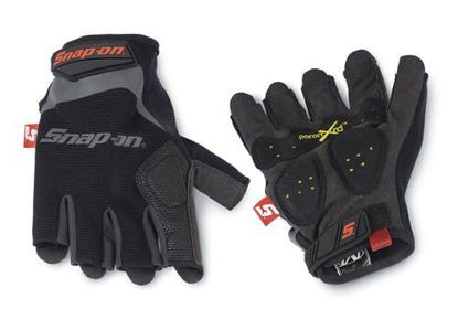 SNap-on - GLOVE800XLXX - Fingerless Impact Gloves (X-Large/ XX-Large)