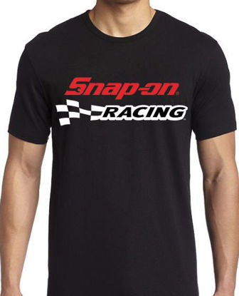 Picture of SHIRT-TBR-L - T-Shirt Snap-on Racing Black - Large