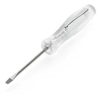 Picture of SDD214 - Flat Tip .025" Spark Test Clear Screwdriver