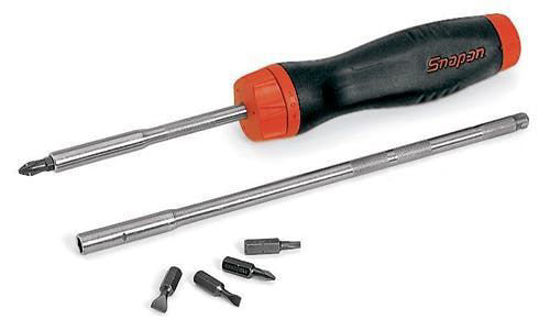 Snap-on - SGDMRC103A - Soft Grip Ratcheting Screwdriver Set; 8Pc (Red)