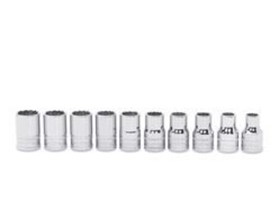 Snap-on - 310SWMYA - 1/2" Drive Standard Socket Set 12Pt 10-19mm; 10Pc