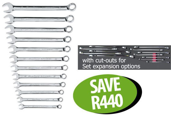 Picture of XXSEP232 Combination Spanner Set (12pc) supplied in foam 
