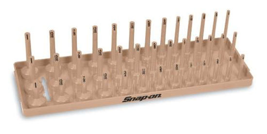 KA383METCT - 3/8" Metric Post 3-Row Socket Tray (Combat Tan)