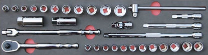 MOD.139SH45SC - 3/8" General Service Set Set; 30Pc - Metric and Imperial