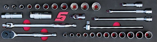 MOD.150SH45SC - 3/8" General Service Set; 32Pc - Metric and Imperial