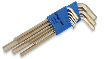 Picture of AWMG9 - Gold L-Shaped Hex Wrench Set 1.5-10 mm; 9Pc