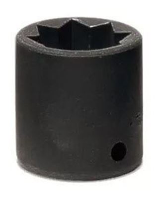 Picture of P422 - 1/2" Shallow Double Square 8Pt Power Socket 11/16" 